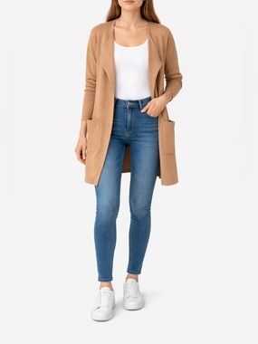 J. Crew Juliette collarless sweater-blazer